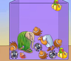 Brainrot Merge Drop Puzzles
