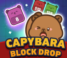 Capybara Block Drop