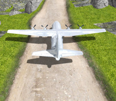 Crazy Plane Landing
